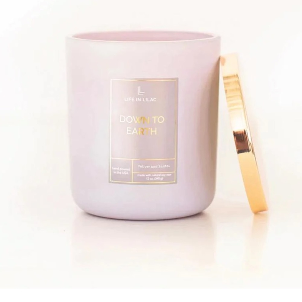 Life in Lilac Down to Earth Candle
